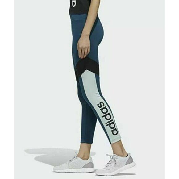 adidas Women's Design 2 Move 7/8 Tights Tec Mineral Black Womens Size Xlarge - Picture 8 of 8